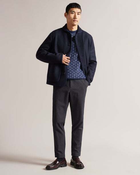 EARITH-Jackets-Knitted Jacket w/ Bound Edges- Ted Baker Romania